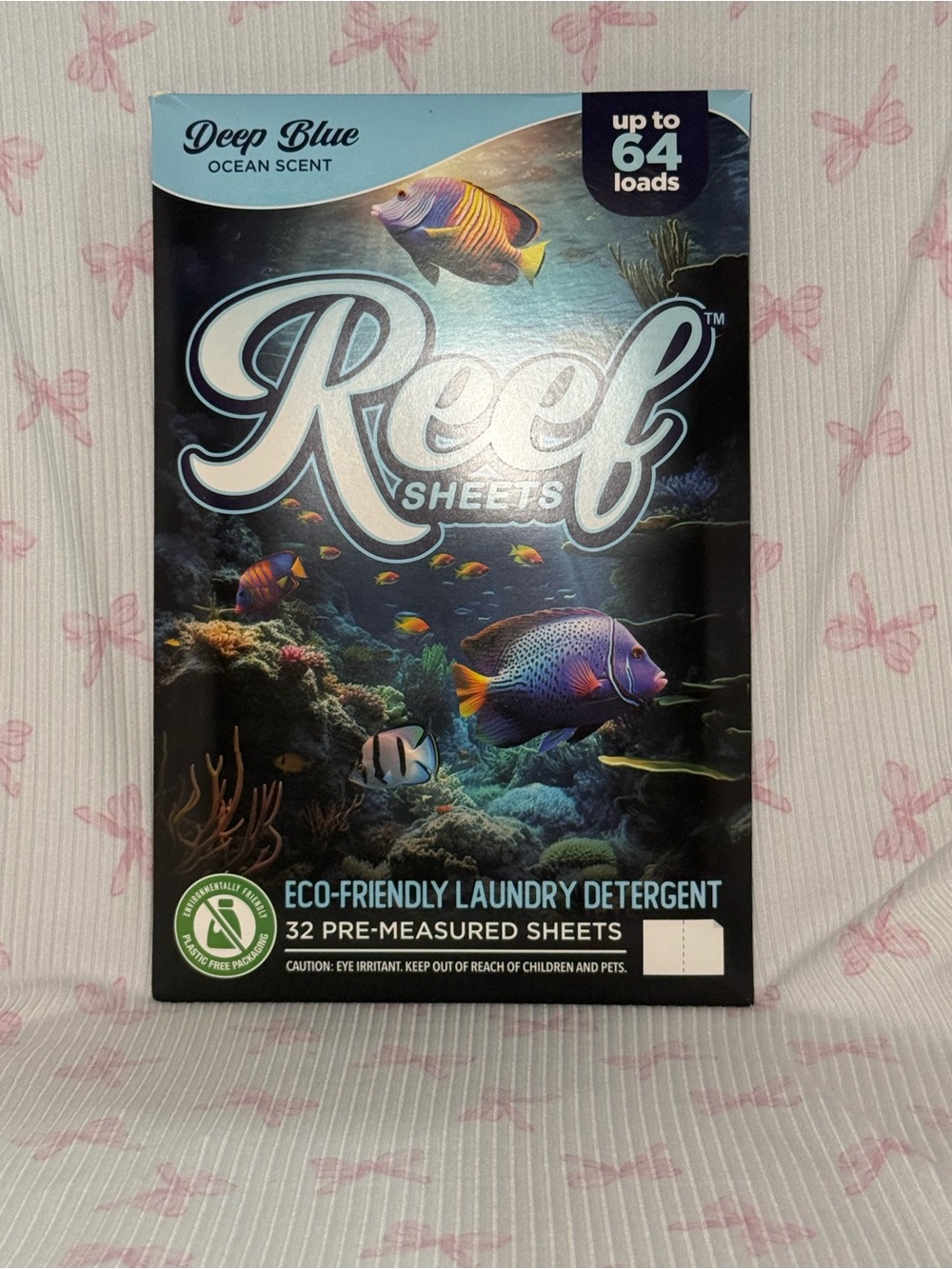 Reef Sheets Deep Blue Eco-Friendly Laundry Detergent Sheets